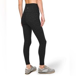 Lululemon Wunder Under Tight *Full-On Luxtreme 28 Formation Camo Deep Coal Multi
